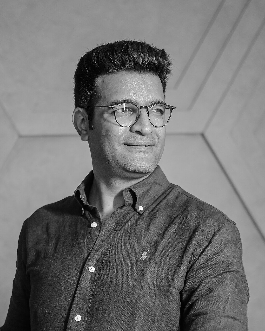 Mehul Dedhia, SEO consultant, looking off camera